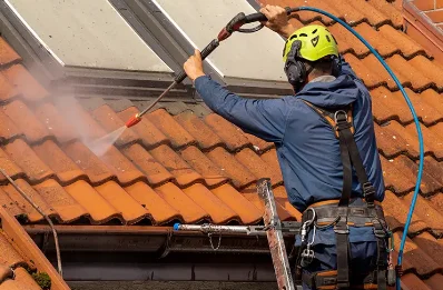 Démoussage et hydrofuge de toiture à Crécy-au-Mont